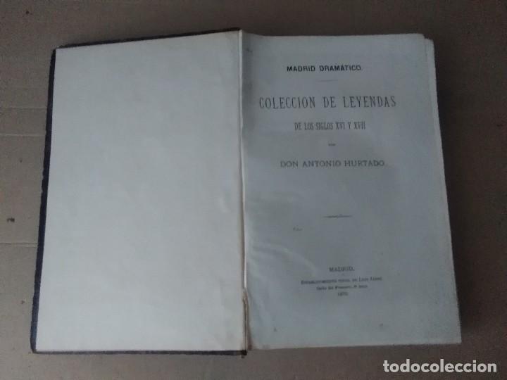 Libros antiguos: Madrid dram&aacute;tico por hurtado1870. & - Foto 1