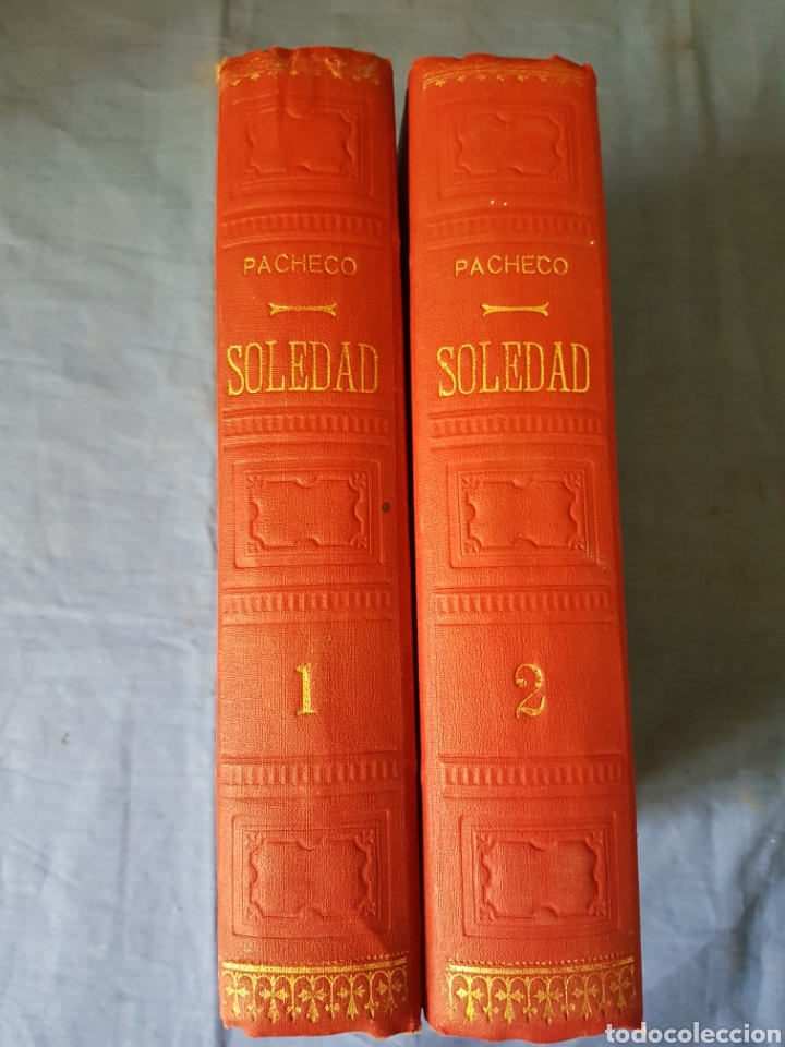 Libros antiguos: Novela Soledad 2 tomos 1880 Pacheco - Foto 7