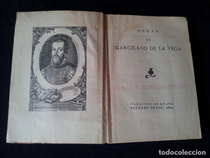 Libros antiguos: GARCILASO DE LA VEGA - OBRAS - CLASICOS GRANADA - Foto 4