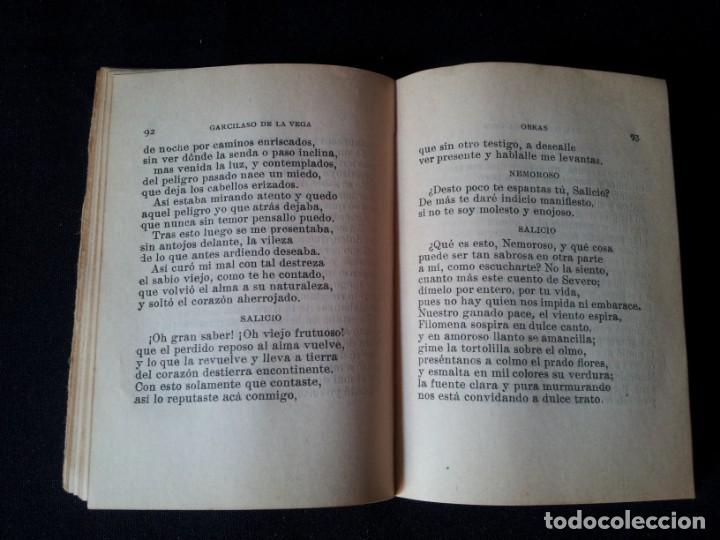 Libros antiguos: GARCILASO DE LA VEGA - OBRAS - CLASICOS GRANADA - Foto 5