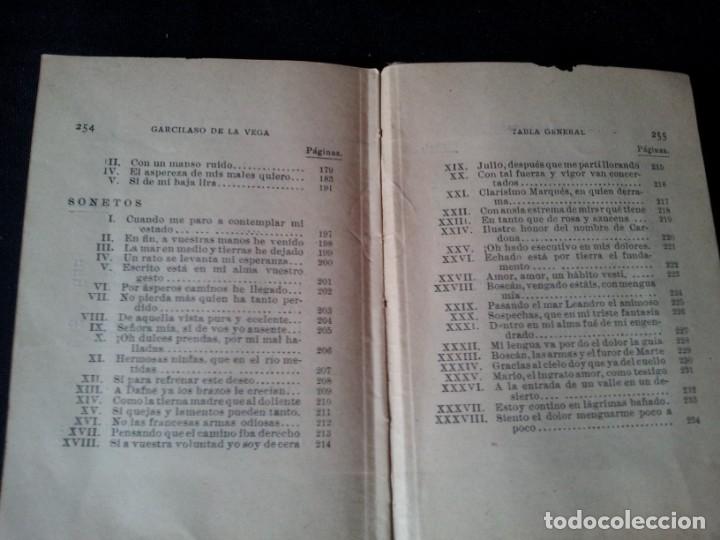 Libros antiguos: GARCILASO DE LA VEGA - OBRAS - CLASICOS GRANADA - Foto 7