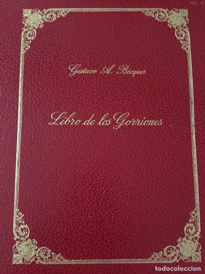 Libros antiguos: LIBRO DE LOS GORRIONES - GUSTAVO ADOLFO BEQUER - MANUSCRITO&middot;A&Ntilde;O 1868.