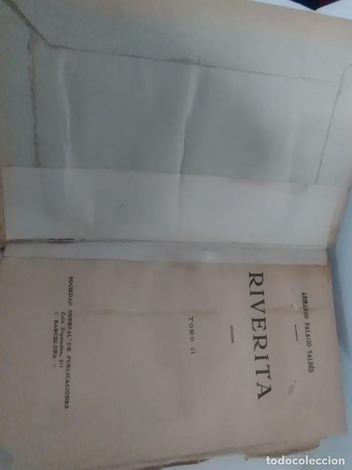Libros antiguos: Riberita ( 2 tomos ) arnaldo palacio Vald&eacute;s. & - Foto 3