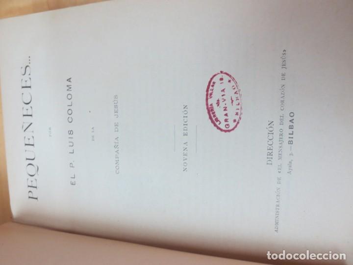 Libros antiguos: PEQUE&Ntilde;ECES... EL P. LUIS COLOMA DE LA COMPA&Ntilde;IA DE JES&Uacute;S - Foto 2