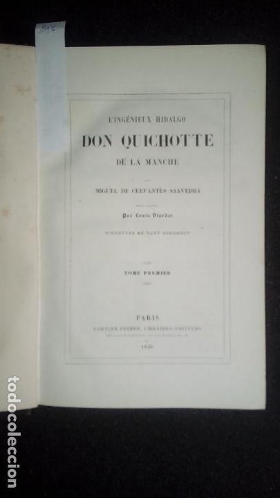 Libros antiguos: Cervantes. Un Quijote en franc&eacute;s. - Foto 6