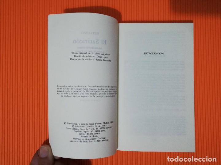 Libros antiguos: El Satiric&oacute;n. C&aacute;tedra - Foto 2