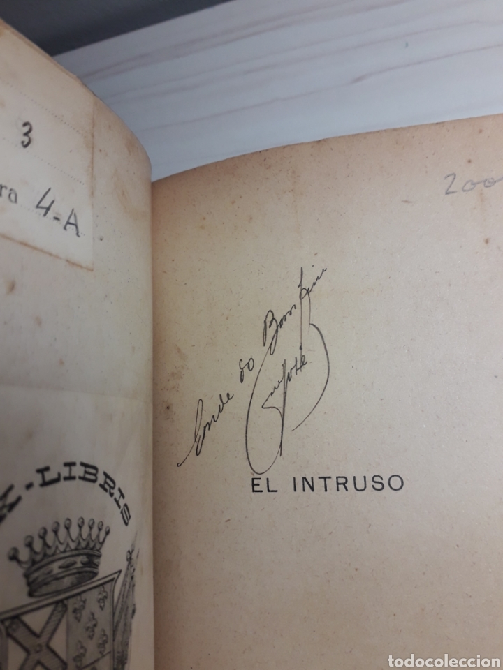 Libros antiguos: El intruso - Blasco Ib&aacute;&ntilde;ez - Foto 3