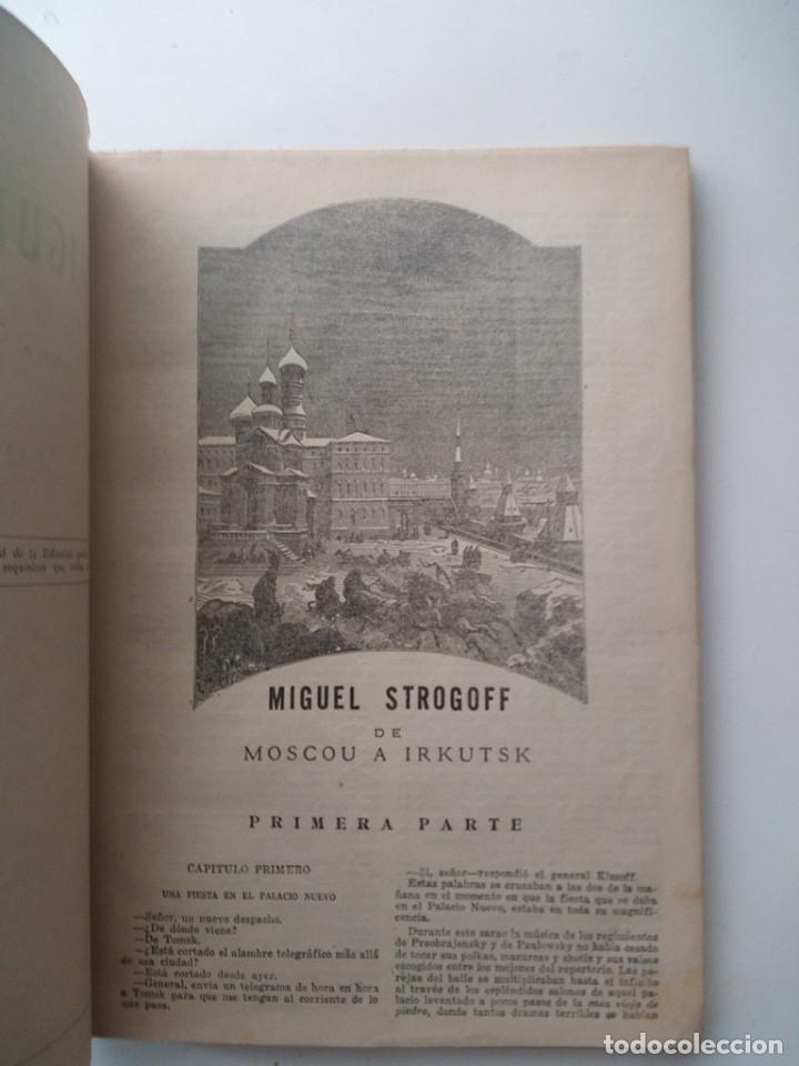 Libros antiguos: MIGUEL STROGOFF - JULIO VERNE - EDITORIAL SAENZ DE JUBERA - Foto 8