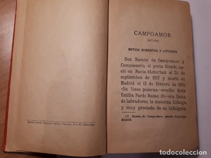 Libros antiguos: CAMPOAMOR. OBRAS COMPLETAS. TOMO I - Foto 4