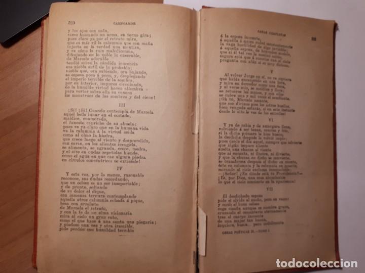 Libros antiguos: CAMPOAMOR. OBRAS COMPLETAS. TOMO I - Foto 8