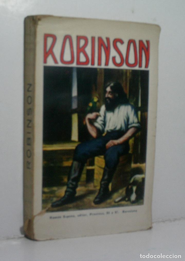 Libros antiguos: AVENTURAS DE ROBINSON. DE FOE Daniel. - Foto 1