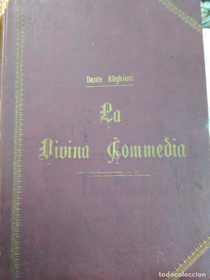 Libros antiguos: La divina commedia con ilustraciones  de  Gustavo Dore - Foto 1