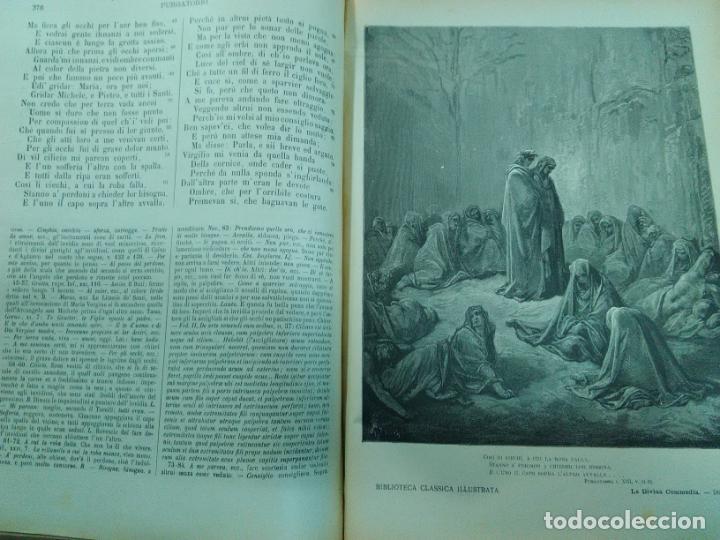 Libros antiguos: La divina commedia con ilustraciones  de  Gustavo Dore - Foto 2