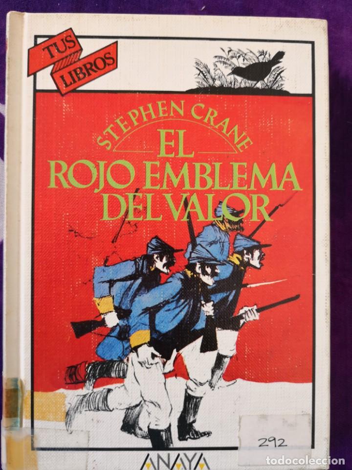 Libros antiguos: STEPHEN CRANE  El rojo emblema del valor - Foto 1