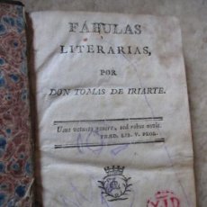 Libros antiguos: FÁBULAS LITERARIAS, POR DON TOMÁS DE IRIARTE, ZARAGOZA, IMPRENTA DE HERAS 1815, MUY RARA EDICIÓN. Lote 142643530