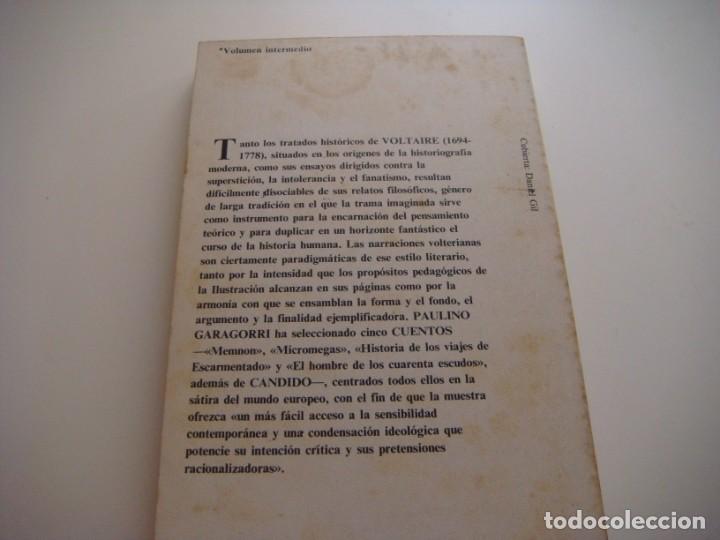 Libros antiguos: VOLTAIRE: C&Aacute;NDIDO Y OTROS CUENTOS - Foto 2