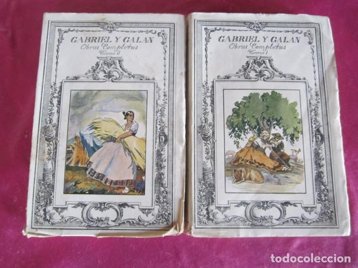 Libros antiguos: OBRAS COMPLETAS GABRIEL Y GAL&Aacute;N 2 TOMOS P3 4 - Foto 1