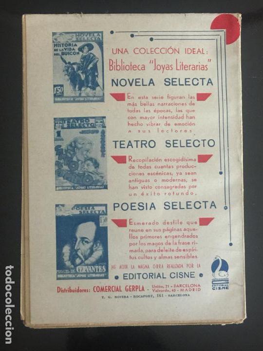 Libros antiguos: NOVELA SELECTA. LA GITANILLA. BIBLIOTECA JOYAS LITERARIAS. EDICI&Oacute;N 1941. - Foto 2