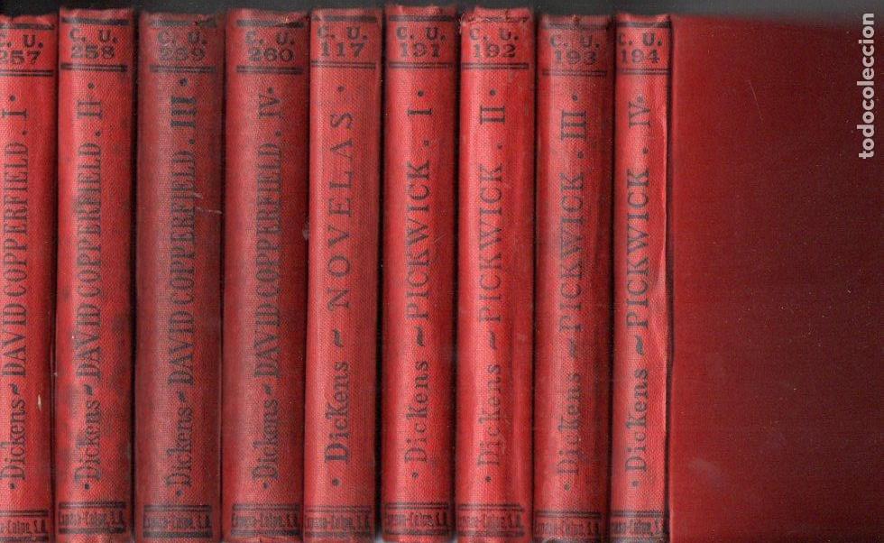 Libros antiguos: DICKENS : OBRAS - 9 TOMOS (CALPE 1920) - Foto 1