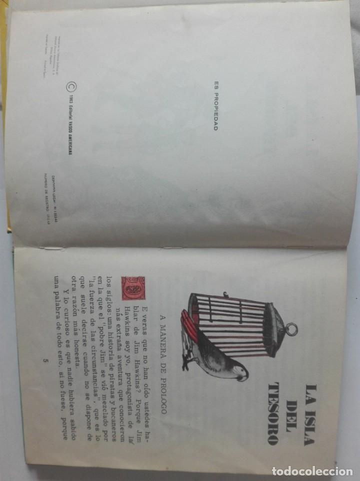 Libros antiguos: La isla del tesoro.Editorial vasco americana - Foto 2