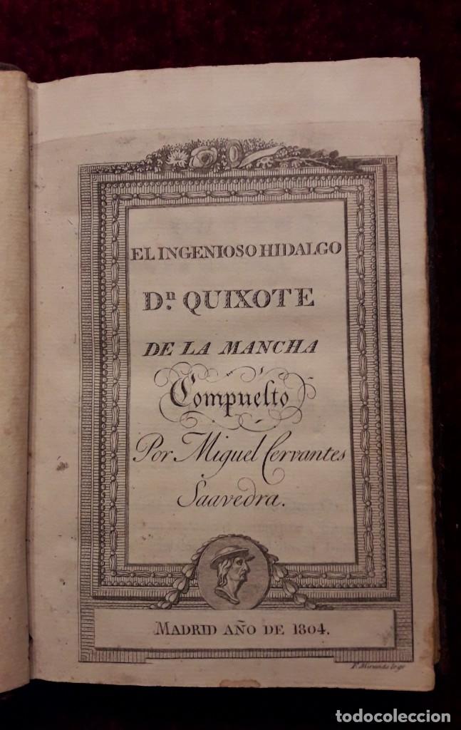 Libros antiguos: Don Quijote de la Mancha - Foto 3