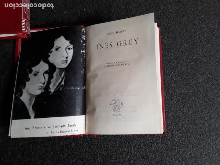 Libros antiguos: Bronte Anne. Ines Grey. (Crisol 200) - Foto 3