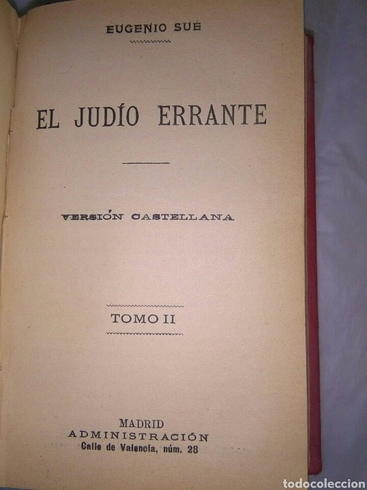 Libros antiguos: El judio errante,Egenio de Sue - Foto 3
