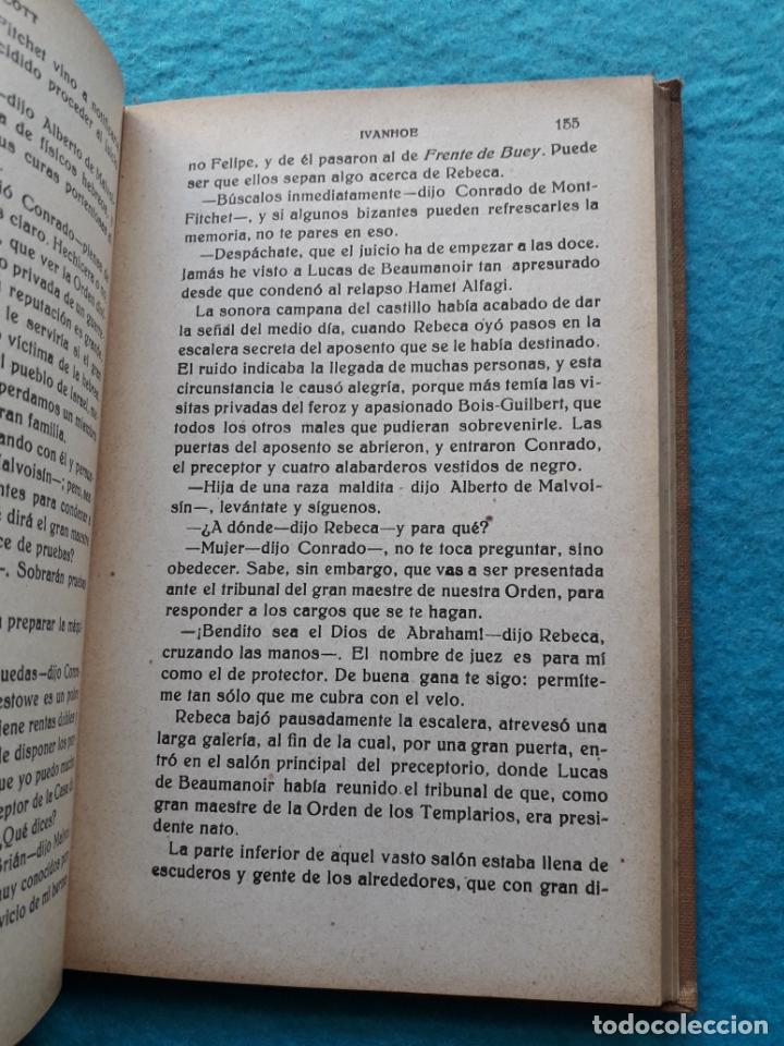 Libros antiguos: Ivanhoe &oacute; el Cruzado. Walter Scott. A&ntilde;o 1924. - Foto 3