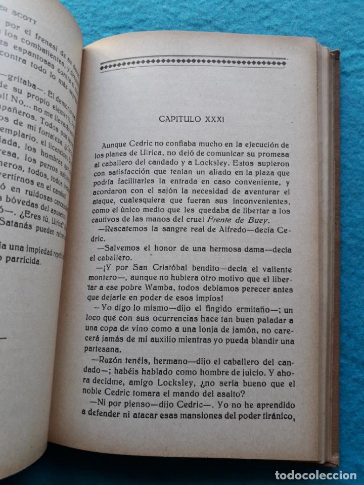 Libros antiguos: Ivanhoe &oacute; el Cruzado. Walter Scott. A&ntilde;o 1924. - Foto 5