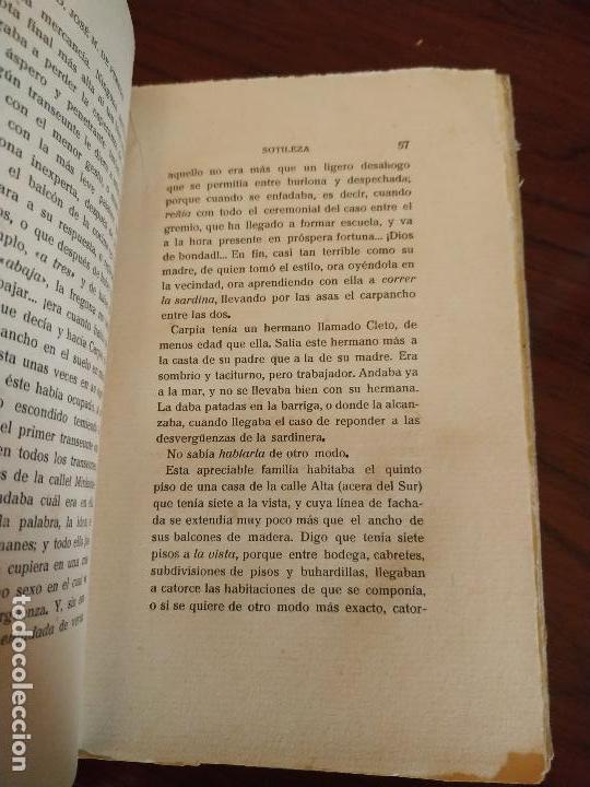 Libros antiguos: SOTILEZA (1920) de Jos&eacute; Maria de Pereda - Foto 2