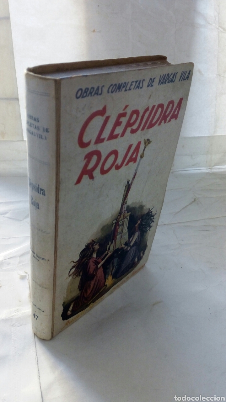 Libros antiguos: Cl&eacute;psidra roja. Vargas Vila. - Foto 5