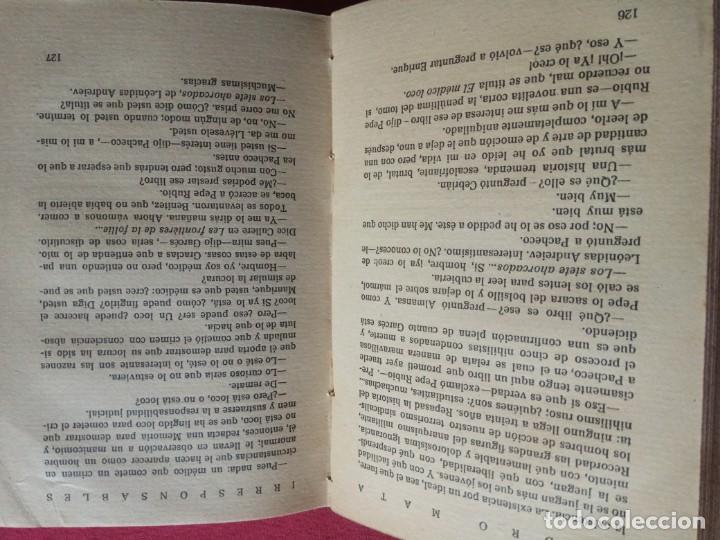 Libros antiguos: IRRESPONSABLES. PEDRO MATA. EDITORIAL PUEYO 1929. - Foto 5