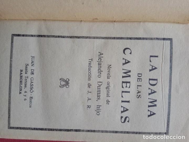 Libros antiguos: LA DAMA DE LAS CAMELIAS-ALEJANDRO DUMAS. - Foto 4