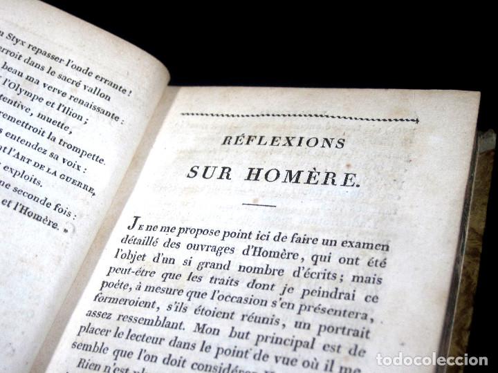 Libros antiguos: Año 1819 La Ilíada de Homero Grabado frontispicio a plena página Edición parisina Antigua Grecia - Foto 14 - 153630022