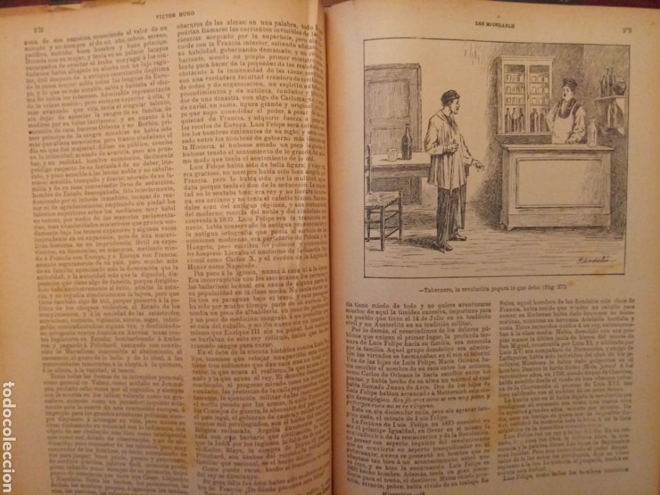 Libros antiguos: Libro LOS MISERABLES VICTOR HUGO. Casa editorial sopena - Foto 9