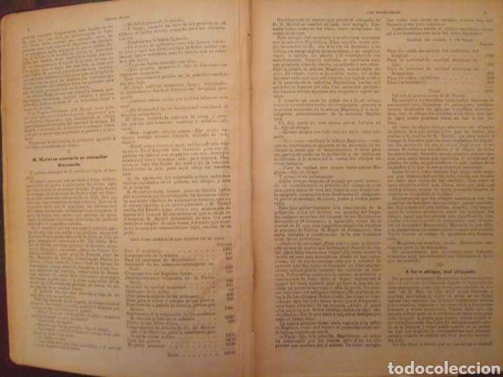 Libros antiguos: Libro LOS MISERABLES VICTOR HUGO. Casa editorial sopena - Foto 7