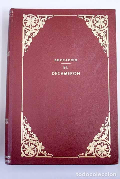Libros antiguos: EL DECAMERON. BOCCACCIO. ED. PEREZ DEL HOYO - Foto 1