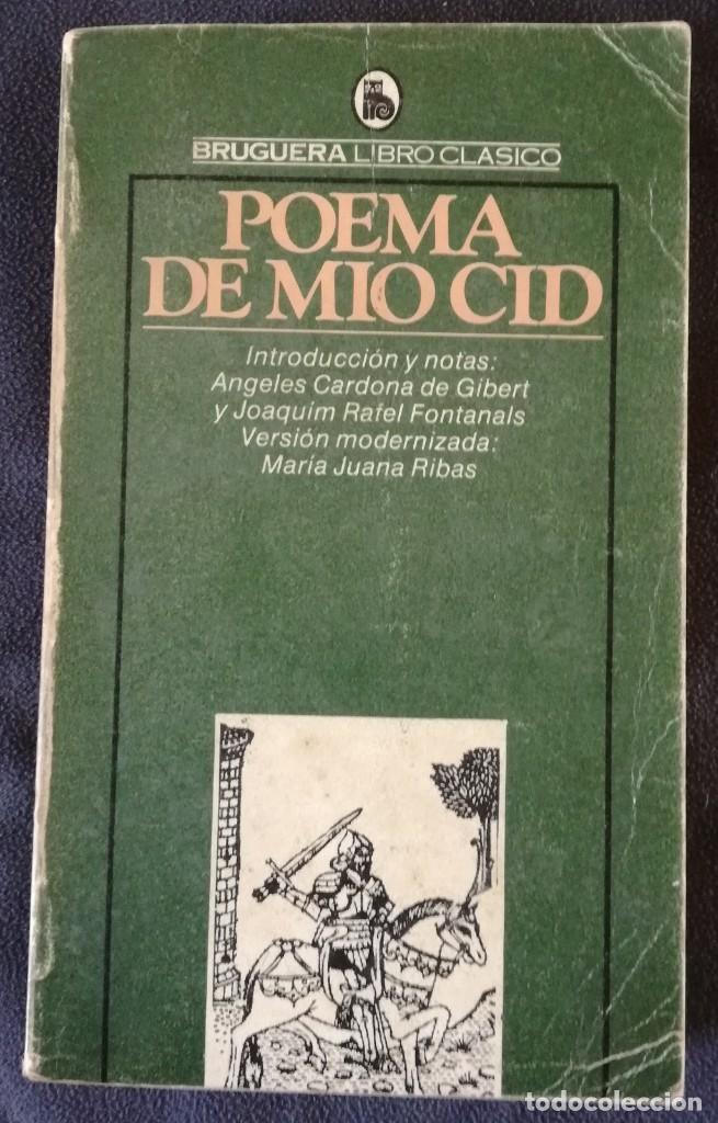 Libros antiguos: Poema del Mio cid. Ed. Bruguera - Foto 1