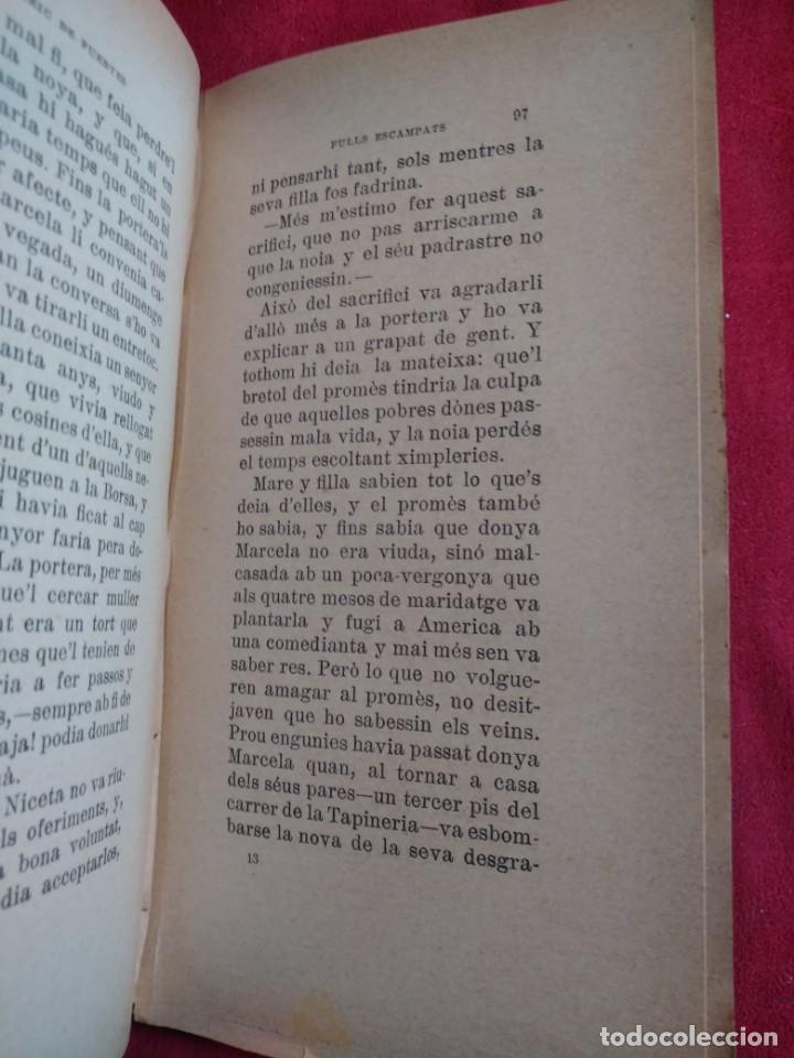 Libros antiguos: FULLS ESCAMPATS ENRIC DE FUENTES 1908 - Foto 3