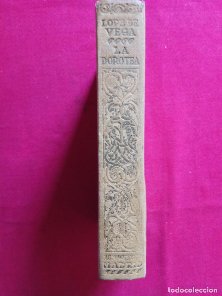 Libros antiguos: La dorotea - Lope de Vega - 1913. - Foto 2