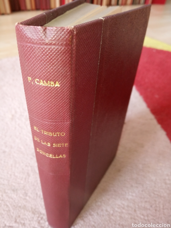 Libros antiguos: El tributo de las siete doncellas. Francisco Camba - Foto 1