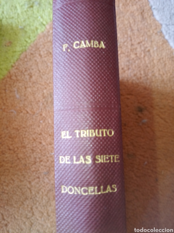 Libros antiguos: El tributo de las siete doncellas. Francisco Camba - Foto 4