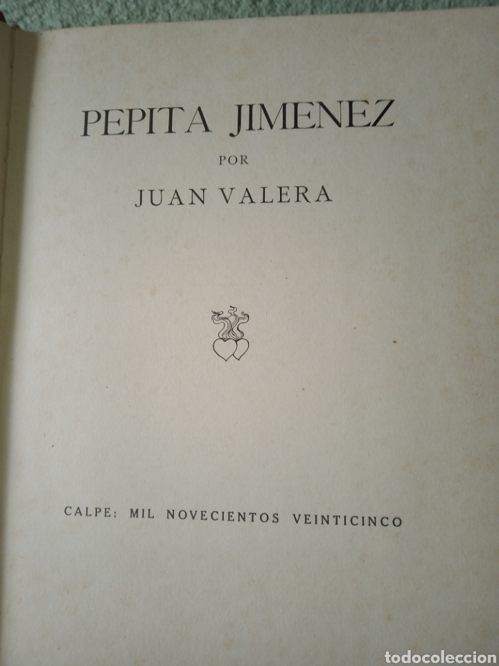 Libros antiguos: Pepita Jim&eacute;nez. Juan Valera - Foto 2