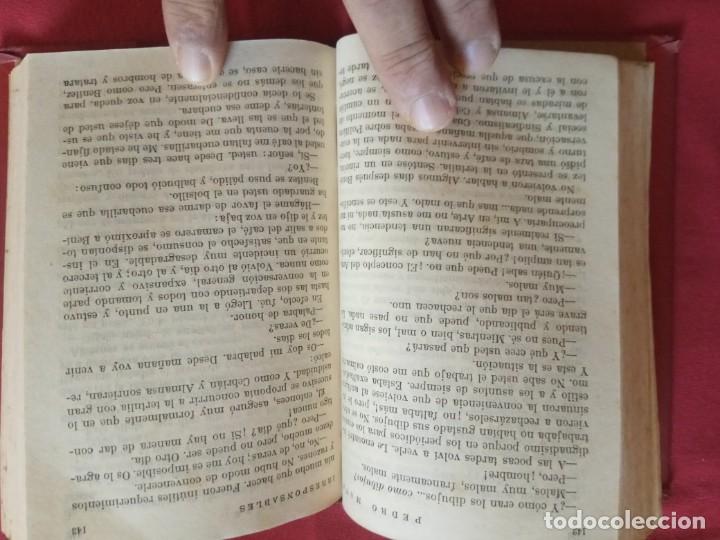 Libros antiguos: IRRESPONSABLES. PEDRO MATA.1921. - Foto 4