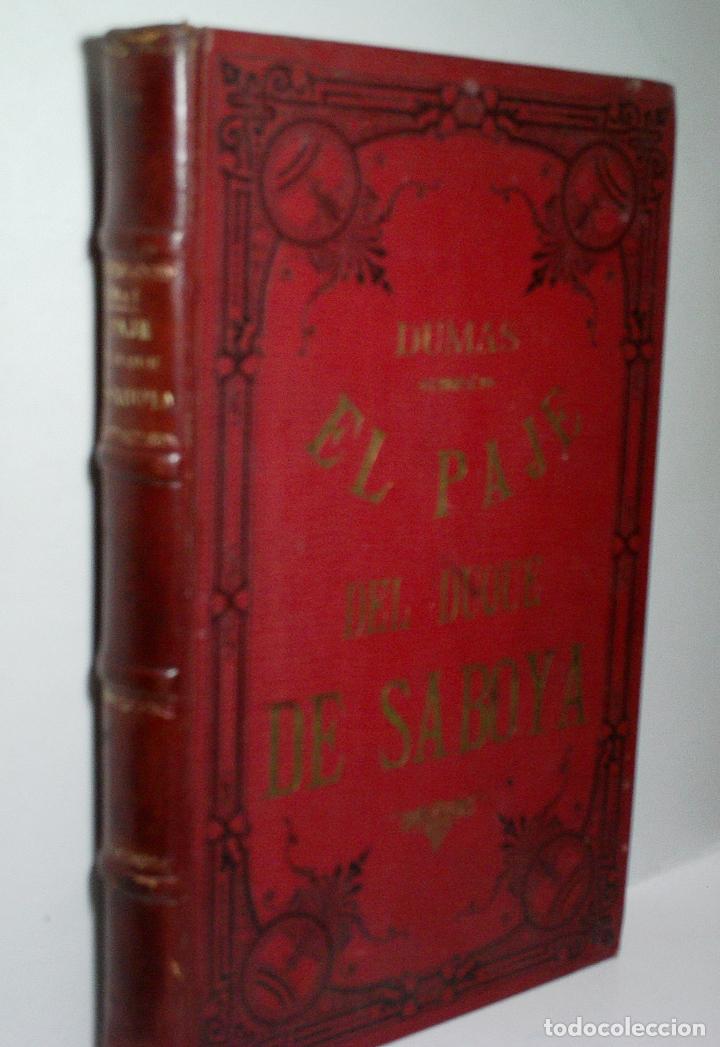 Libros antiguos: EL PAJE DEL DUQUE DE SABOYA. DUMAS Alejandro. 1862 - Foto 1