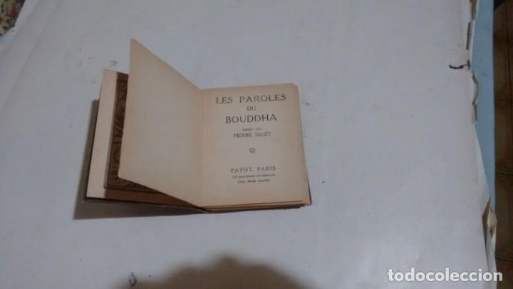 Libros antiguos: LES PAROLES DU BOUDDHA - PIERRE SALET - Foto 2