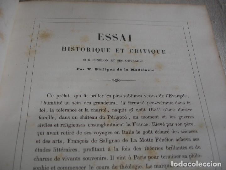 Libros antiguos: F&Eacute;N&Eacute;LON: LES AVENTURES DE T&Eacute;L&Eacute;MAQUE - Foto 4