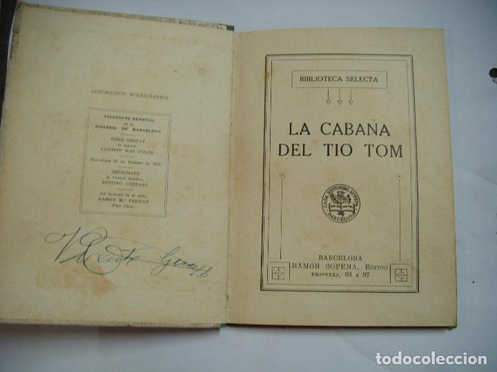 Libros antiguos: La Caba&ntilde;a del Tio Tom - Foto 2