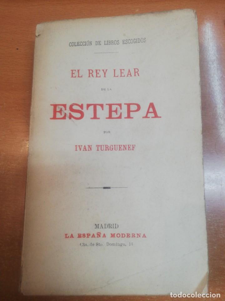 Libros antiguos: Ivan Turguenef. El rey Lear de la estepa - Foto 1