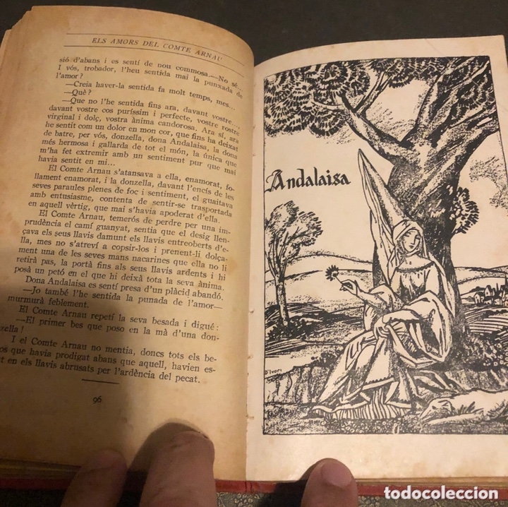Libros antiguos: L- Els amors del Comte Arnau. 1924 - Foto 7